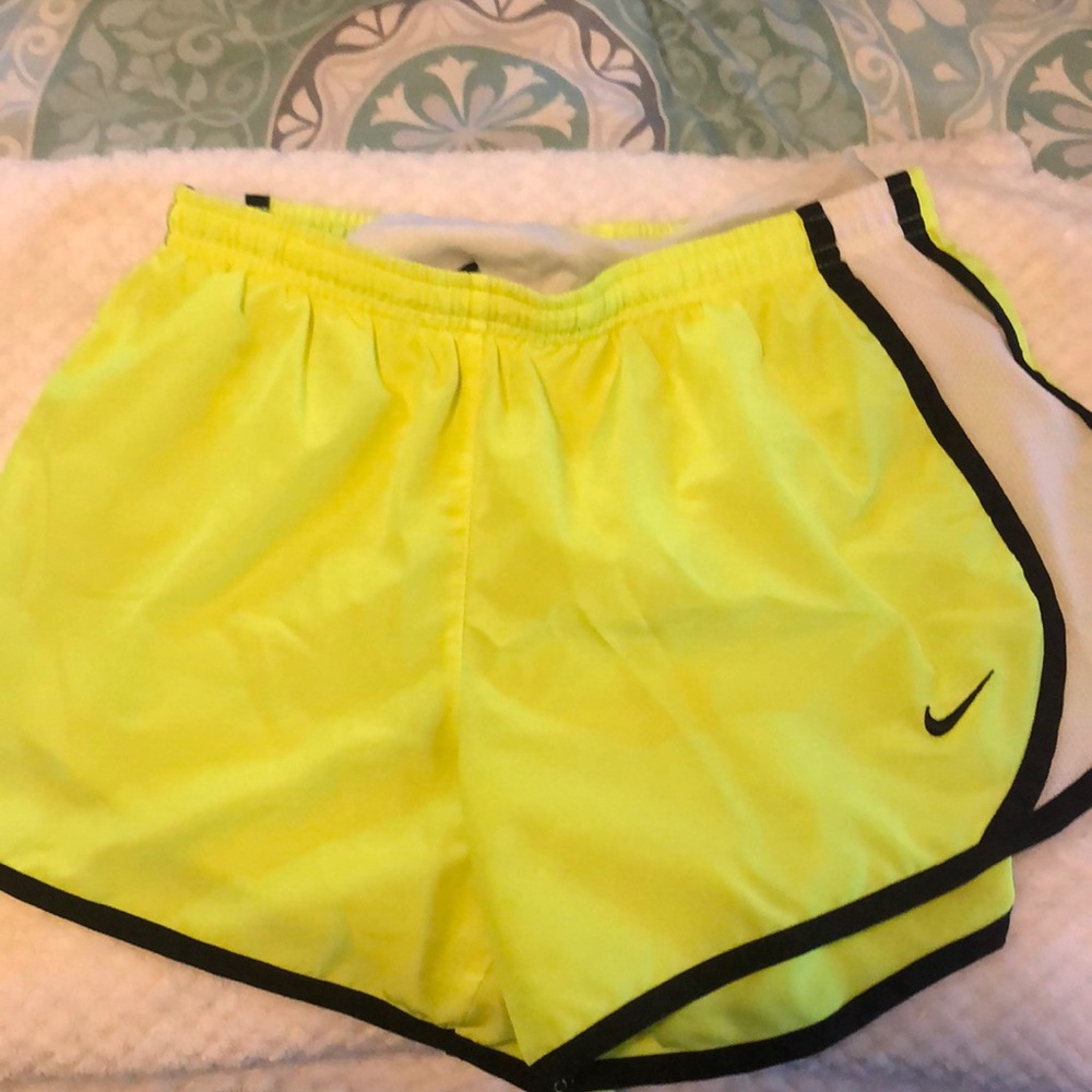 Neon Nike shorts